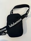 EUC Lululemon The Rest Is Written Crossbody Belt Bag 2L Black with White