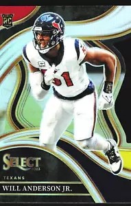 Will Anderson Jr Silver Prizm Die Cut 2023 Panini Select RC Houston Texans NFL - Imagen 1 de 2