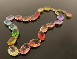 ROXANNE ASSOULIN Infinity Rainbow Inner Glow Necklace 16”-18” - Picture 1 of 4