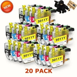 20 NEW LC3011 BCMY Ink Cartridge for Brother MFC-J491DW MFCJ497DW/J690DW/J8950DW - Picture 1 of 5