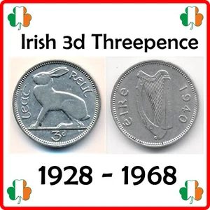 Ireland | Irish 3d | 3 pence | Hare | 1928 - 1968 - Picture 1 of 1