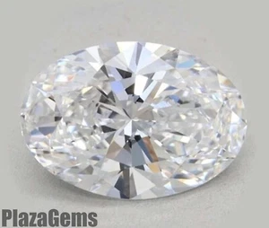 Oval Cut 4.75 Ct Lab Grown Diamond D VVS1 IGL Certified CVD Gemstone 5ARV - Picture 1 of 4