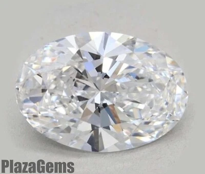 Oval Cut 4.75 Ct Lab Grown Diamond D VVS1 IGL Certified CVD Gemstone 5ARV - Image 1 of 4