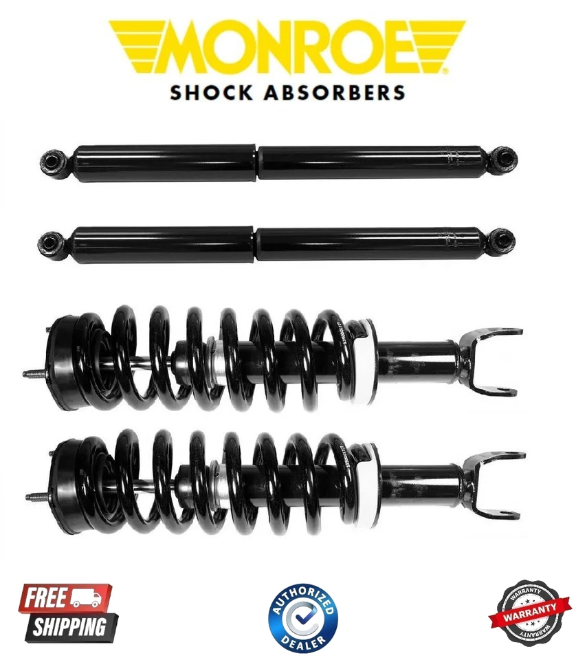 Amortiguadores traseros completos Monroe puntales delanteros para Dodge Ram 1500 06-08 Foto 1 de 1