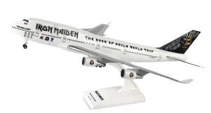 Skymarks SKR899 Iron Maiden B747-400 Ed Force One Desk Top Model 1/200 Airplane - Imagen 1 de 9