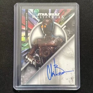 💎2024 TOPPS STAR WARS MASTERWORK ON CARD AUTO TEACHER DROID - Picture 1 of 1