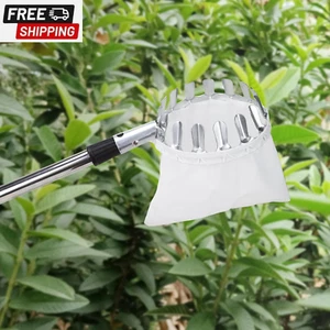 8FT Obst Apfel Pflückkorb Obstpflücker mit Tasche Verstellbar Einziehbar Aeria - Bild 1 von 6