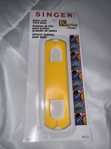 Singer Sperrgarn Bobs 1 Packung mit 2 versiegelt - gelb. Selten & Rarität dieser. - Bild 1 von 2