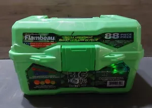 Flambeau Big Mouth Tackle Box Green Swirl 188BMB Lift Out Tray Box Only 9x5.5 - Imagen 1 de 5