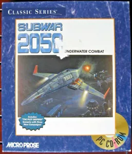 Microprose: Subwar 2050, Future Submarine Warfare, 1994 for DOS on CD-ROM in Box - Picture 1 of 6
