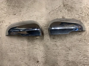 CHROME DOOR WING MIRROR COVERS PAIR JAGUAR X351 XF XE 2010 - 2018 - Picture 1 of 1