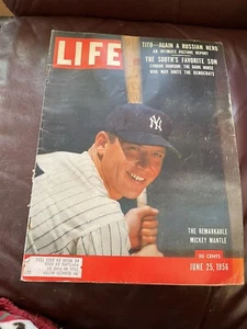 Life Magazine June 25 1956 The Remarkable Mickey Mantle - Picture 1 of 5