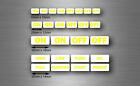 set 26x sticker car button switch on off jdm decal tuning tribal kit starter r2