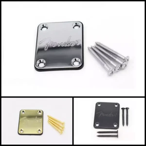 Guitar Neck Mounting Plate - F Logo - Three Colours - Picture 1 of 5