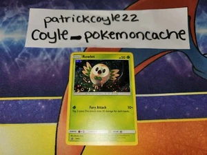 Rowlet Sequin Holo General Mills Black Star Promo SM01 NM front/LP back - Picture 1 of 14