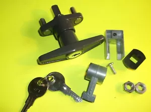 HURRICANE SHUTTER LOCK - T-GRIFF (BRONZE) KOMPLETTER AKKORDEONVERSCHLUSS - Bild 1 von 1