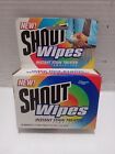 Shout Wipes vintage 1996 Instant Stain Remover Wipes 12 wipes 