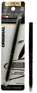 2 Pack L'Oreal Infallible Original Mechanical Pencil Eyeliner 531 Brown **READ - Picture 1 of 7