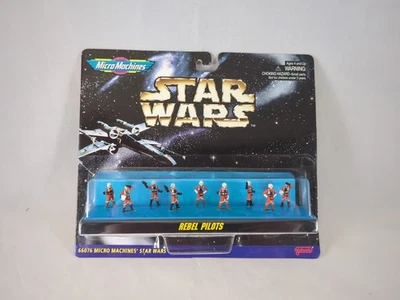 NEW Star Wars Micro Machines Rebel Pilots Galoob 66076 1996 Mint on Card - Image 1 of 4