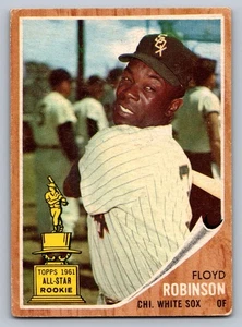 1962 Topps #454 Floyd Robinson Chicago White Sox Rookie - Picture 1 of 3