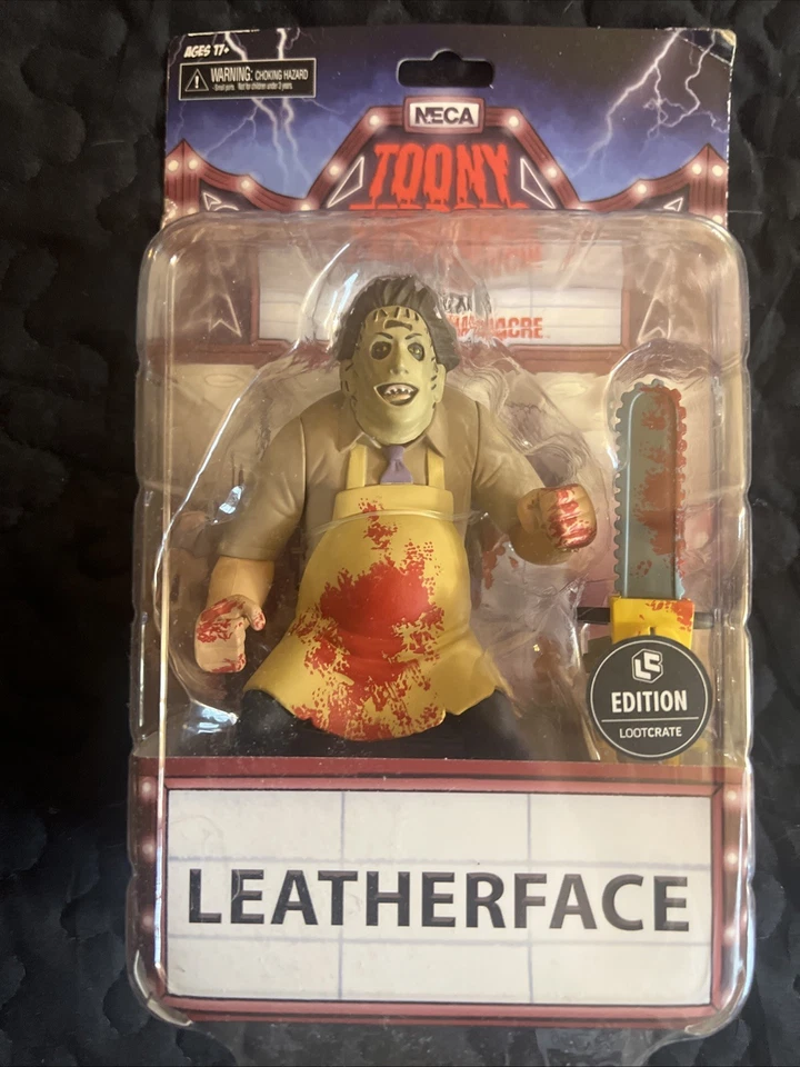 Texas Chainsaw Massacre Leatherface LootCrate Edition Neca Toony Terrors Horror Foto 1 de 2