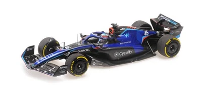 1:43 MINICHAMPS Williams F1 Fw44 #45 Italy Gp 2022 Nyck De Vries 417221645 Model - Image 1 of 2