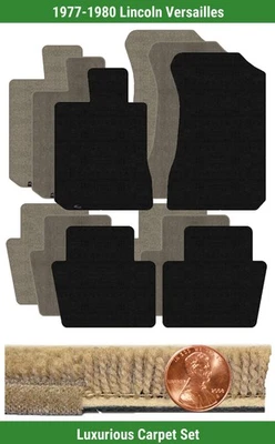 Набор ковриков Custom Luxe для Lincoln Versailles 1977-1980 годов выпуска (4 штуки) #VX8 - Изображение 1 из 4