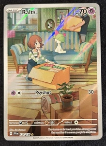 Pokémon TCG Ralts Scarlet & Violet Holo Illustration Rare Card 211/198 Base Set - Picture 1 of 1