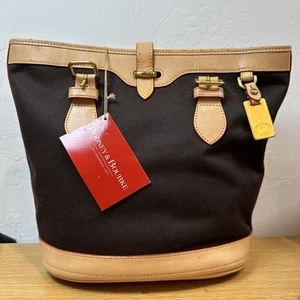 Dooney & Bourke C307C BN Pequeño Bolso Cubo-Bolso de Hombro Cartera Nuevo/LEER - Imagen 1 de 15