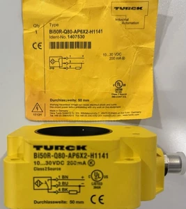 Turck BI50R-Q80-AP6X2-H1141 Inductive Sensor - 1608940--Large Ring Sensor-New - Picture 1 of 1