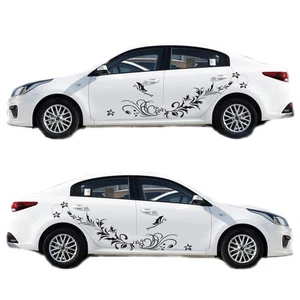 3 Pcs Car Body Decals, Carved Hollow Flower Butterfly Decorative Stickers to ... - Bild 1 von 6