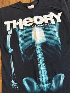 Camiseta Theory Of A Deadman Tour Band Talla Pequeña Y2K Rock - Imagen 1 de 7