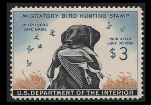 RW26 DUCK HUNTING $3 GOLDEN RETRIEVER & MALLARD MNH $130 SEE PHOTOS Lot Q-693 - Picture 1 of 1