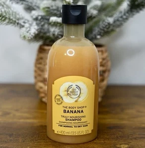 Champú de plátano nutritivo para cabello normal a seco THE BODY SHOP 13,5 OZ/400 ml - Imagen 1 de 2