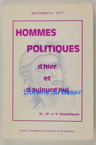 Politiker von gestern und heute III. 4. V. Republiken Ott 1977 signiert - Bild 1 von 8