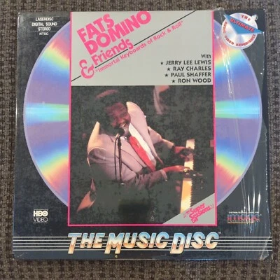 Fats Domino & Friends (Jerry Lee Lewis / Ray Charles) Laserdisc in shrink - Imagem 1 de 4
