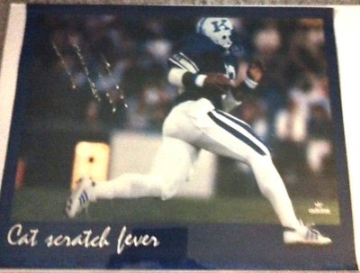 RARE 1985 Mark Higgs Kentucky Wildcats Football Poster Adidas Cat Scratch Fever - Image 1 of 4