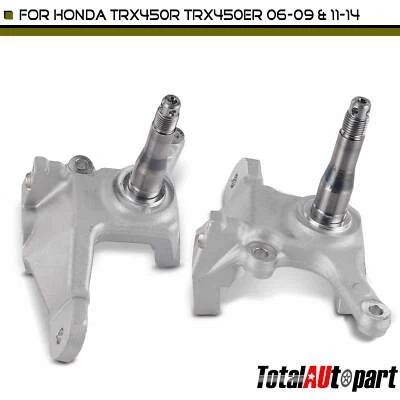 2x Nudillo de dirección delantero izquierdo y derecho Honda TRX450R 2006-2009 TRX450ER Foto 1 de 4