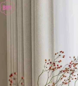 Curtains for Living Dining Room Bedroom Cotton Linen Shading Home Decor 1PC - Picture 1 of 30