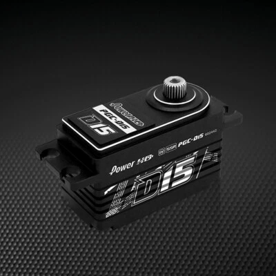 POWER HD D15 High Voltage 250.0 oz / 0.085 Titanium Gear Digital Coreless Servo - Image 1 of 4