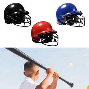 Baseball Helmet with Face Mask Softball Combat Helmet for Men, Women, Adult - Picture 1 of 22