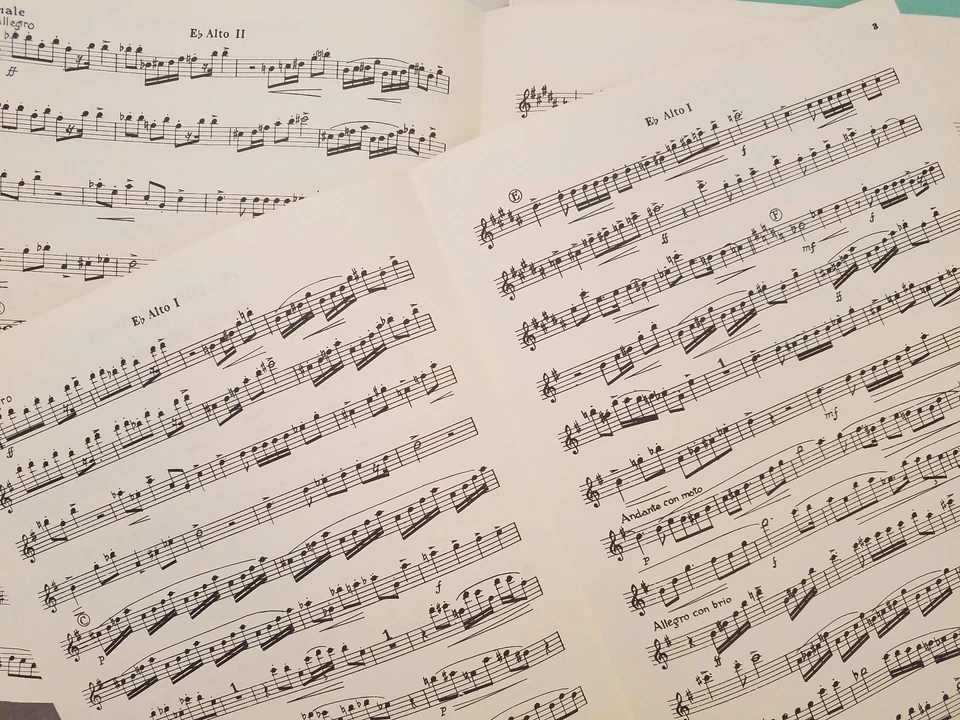 Saxophone sax quartet sheet music A/A/T/B Prelude & Finale Albert Schmutz - Image 1 of 1