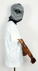 Huf worldwide Skateboard t-shirt Tee Blackout Tt Triple Triangle white IN S - Picture 1 of 3