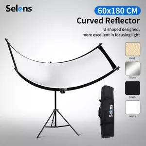 Selens 1.8m Studio U Curved Light Reflector Portrait Diffuser Photography 4in1 - Picture 1 of 12