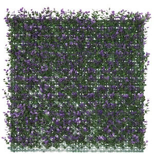 Panel de cerca Buxus de hoja sintética artificial de 20 in pantalla pared decoración del hogar hierba - Imagen 1 de 8