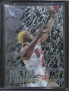 1995-96 Fleer Metal Metal Force #12 Dennis Rodman - Picture 1 of 2