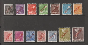 Germany Berlin Scott 9N21-9N34 Mint MNH Red overprint $1300 - Picture 1 of 2