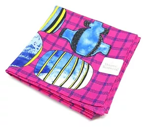 Vivienne Westwood Baumwollschal Taschentuch Fun Gemüsemuster Kariert - Bild 1 von 4