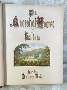 The Ancestral Homes of Britain by F O Morris 1868  Publisher Bell & Daldy - Bild 1 von 12