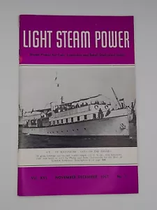 Vintage Light Steam Power Magazine Vol 16 Nov to Dec 1967 (No6) - Rarely Listed - Picture 1 of 6